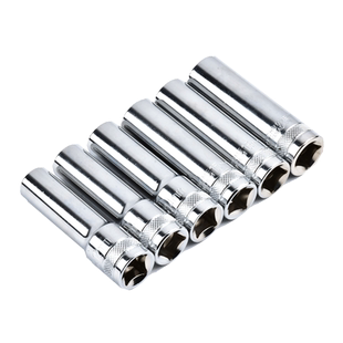 大飞六角加长套筒头电动扳手外六角套筒14mm加长套头扳汽修套筒装