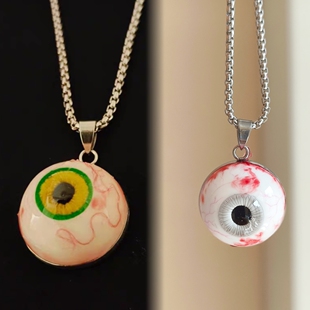 半眼球项链周长40cm 虹膜颜色可参考其他款眼球虹膜颜色