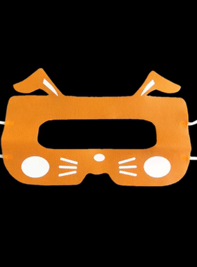 50片卡通兔子适用大朋幻影Oculus2Pico4PSVR2一次性隔离眼面罩021