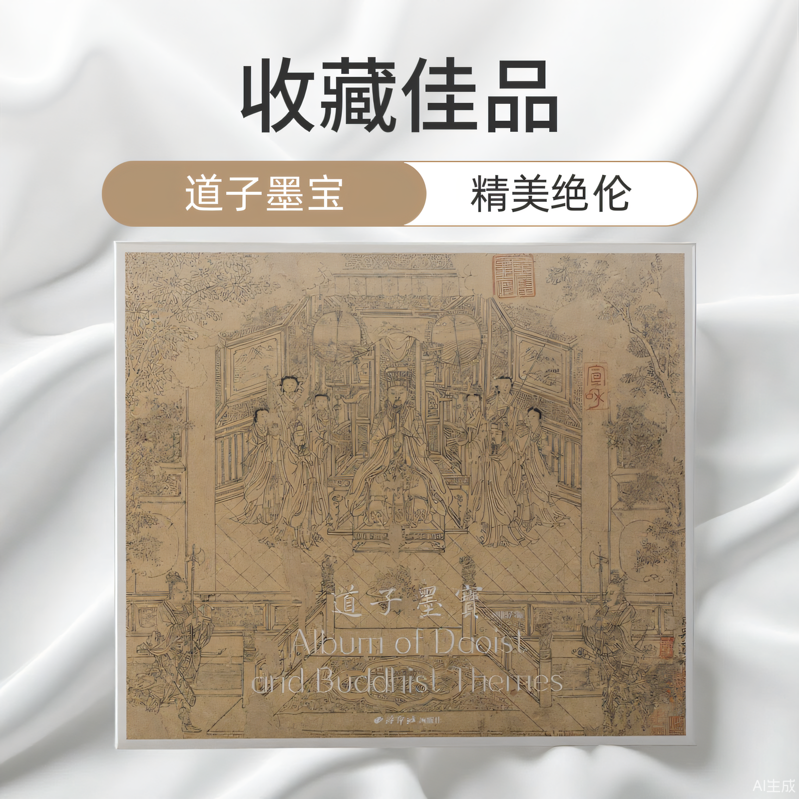 道子墨宝 原大原色高清精印本 纸本水墨白描画稿构图方式技法教程 传统人物画神仙凡人鬼怪特征绘画画册大全临摹范本传承传统文化,书籍/杂志/报纸,绘画（新）,淘宝优惠券,粉丝福利购,淘宝优惠卷