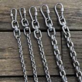 不锈钢牵狗链子小中大型犬狗链栓狗遛狗两用防咬狗绳马犬金毛德牧