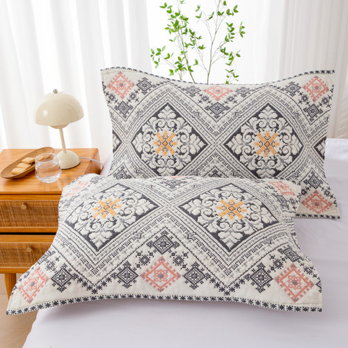 枕巾棉纱布吸汗透气隔头油