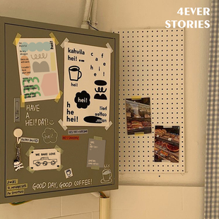 4EVER STORIES |  coffee艺术纸质卡片套装墙贴拍照装饰