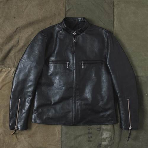 J100海觉复古皮衣夹克