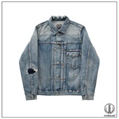 海觉 102jkt 14OZ水洗赤耳破坏牛仔 HDK 余文乐 MDNS