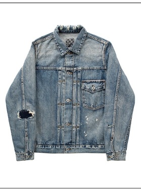 HDK(海觉) 102jkt 14OZ水洗赤耳破坏牛仔 余文乐 MDNS