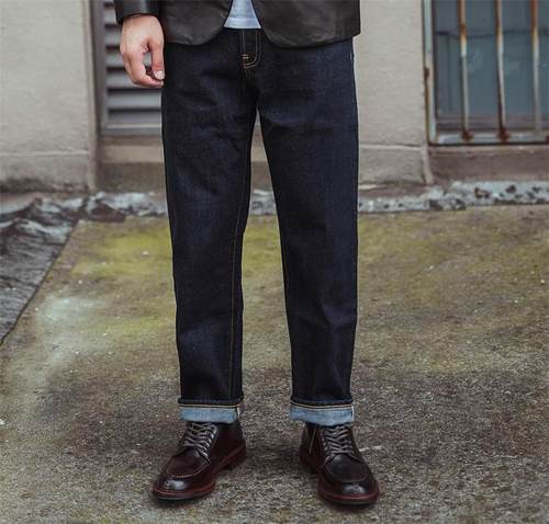 海觉indigo新疆长绒棉原色牛仔裤