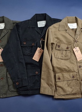 质朴色落 日产面料 TORKERS 20SS M-65/J-KT丛林立体口袋四袋夹克