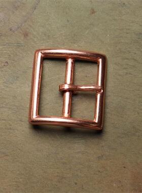 HDK(海觉) 紫铜 白铜 38MM方头扣 皮带扣 贝壳汉姆扣 RRL HTC