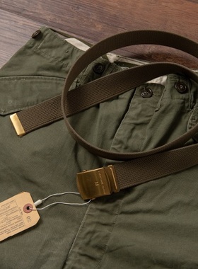 HDK(海觉） 38MM OFFICERS TROUSER BELT美军军官裤腰带 工装帆布
