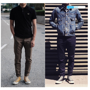 男 GarCle 立体剪机能面料锥形休闲裤 紫标 EDC COOLMAX