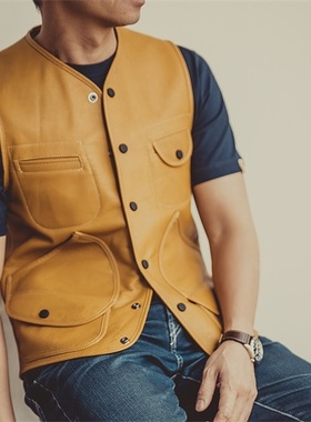 HDK(海觉）HORWEEN UTICA HORSEHIDE软马皮猎装马甲 freewheelers