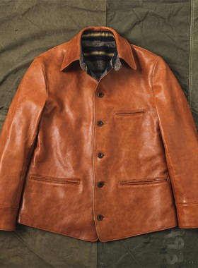 HDK(海觉） CFS BUCKINGHAM白金汉牛皮皮衣 大司闸员 FW版型