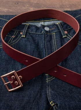 HDK(海觉) 美产13OZ wickett craig WC全植鞣粒面牛皮马缰革 皮带