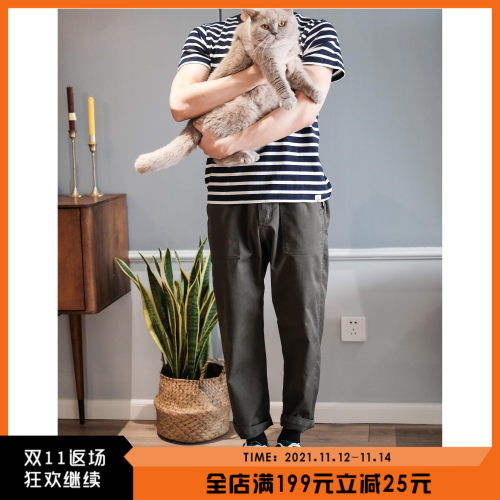 专业立体剪裁九分裤