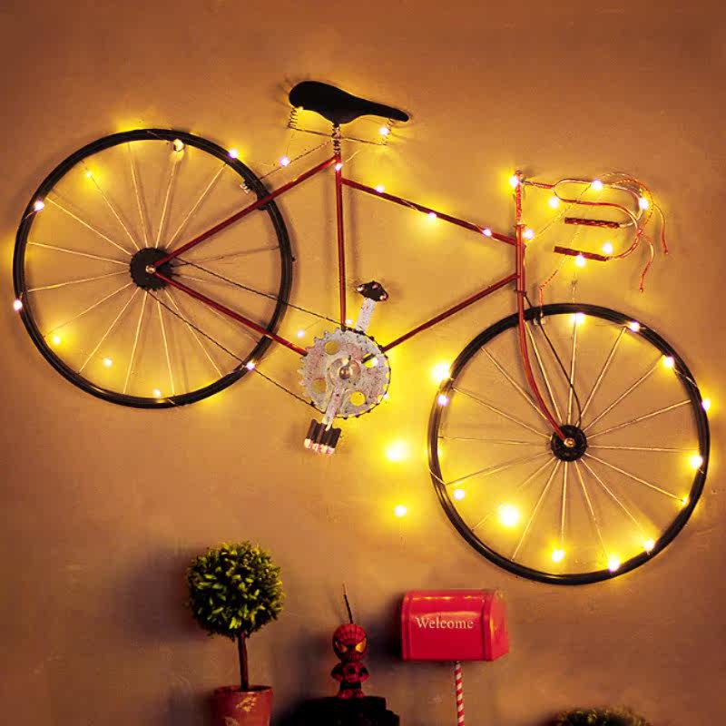 工业风装饰修背景墙装饰拍照铁艺自行车壁挂奶茶店铺墙面墙上挂件在类目 家居饰品, 壁饰中 - 来自Buy2taobao.com提供专业的淘宝代购服务