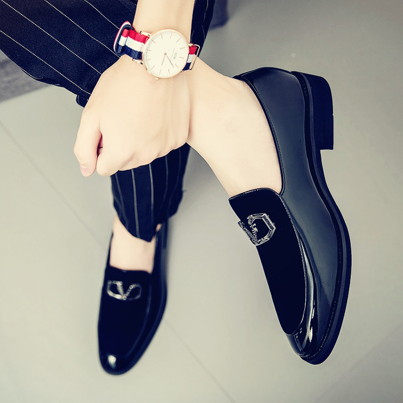 真皮软底商务休闲英伦风结婚皮鞋