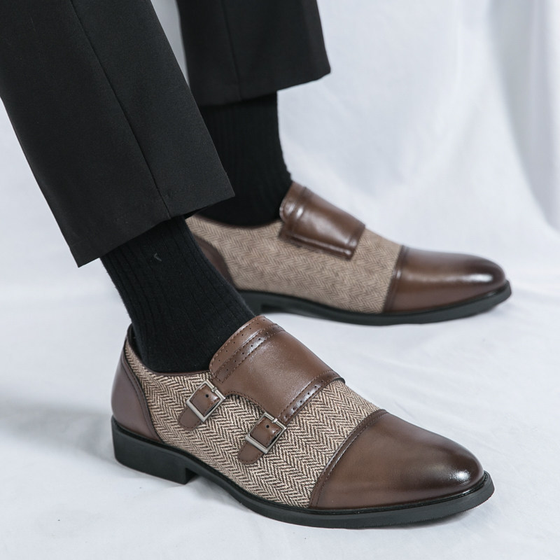 透气休闲皮鞋男士商务一脚蹬休闲男鞋橡胶底百塔豆豆鞋男,流行男鞋,休闲皮鞋,淘宝优惠券,粉丝福利购,淘宝优惠卷