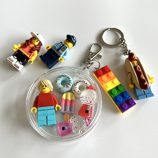 日本食玩小挂件可爱微缩钥匙扣自制零食玩具挂件动漫周边痛包挂件