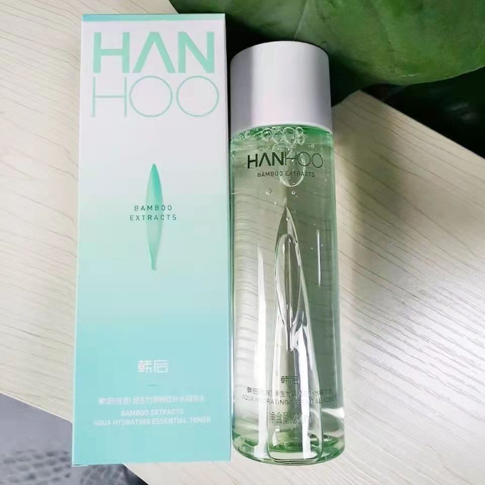 韩后源生竹萃畅饮补水精华水260ml爽肤水深层滋润化妆水保湿舒缓