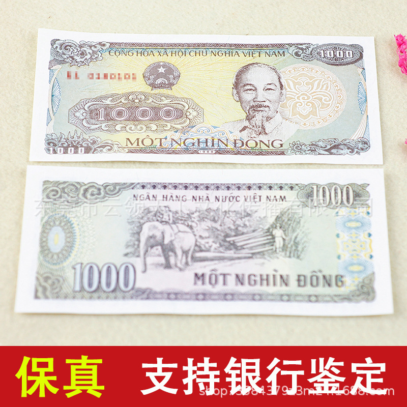 越南 1000盾  纸币外币收藏 外国钱币 亚洲纸币 整捆散拆单张