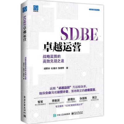 正版包邮  SDBE运营：战略蓝图的高效兑现之道 9787121474507 胡荣丰,杜晴川,张美军 电子工业出版社