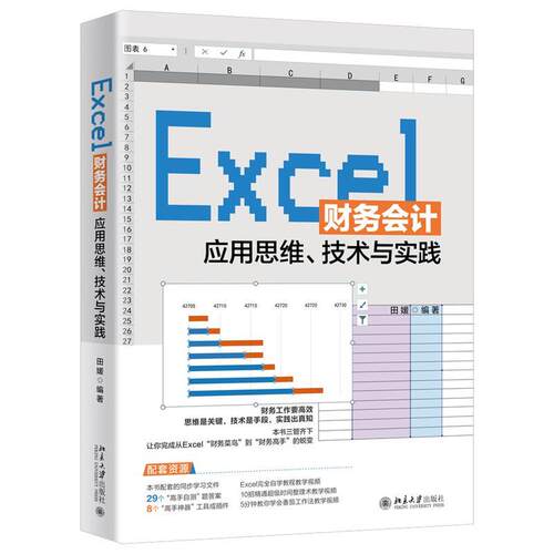 正版包邮  Excel财务会计应用思维、技术与实践 9787301319604 田媛 北京大学出版社