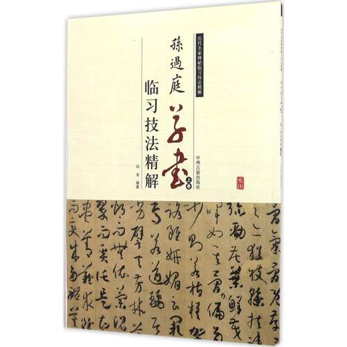 正版包邮  历代名家碑帖临习技法精解：孙过庭草书·临习技法精解·上卷 9787534858925 白龙 编著 中州古籍出版社