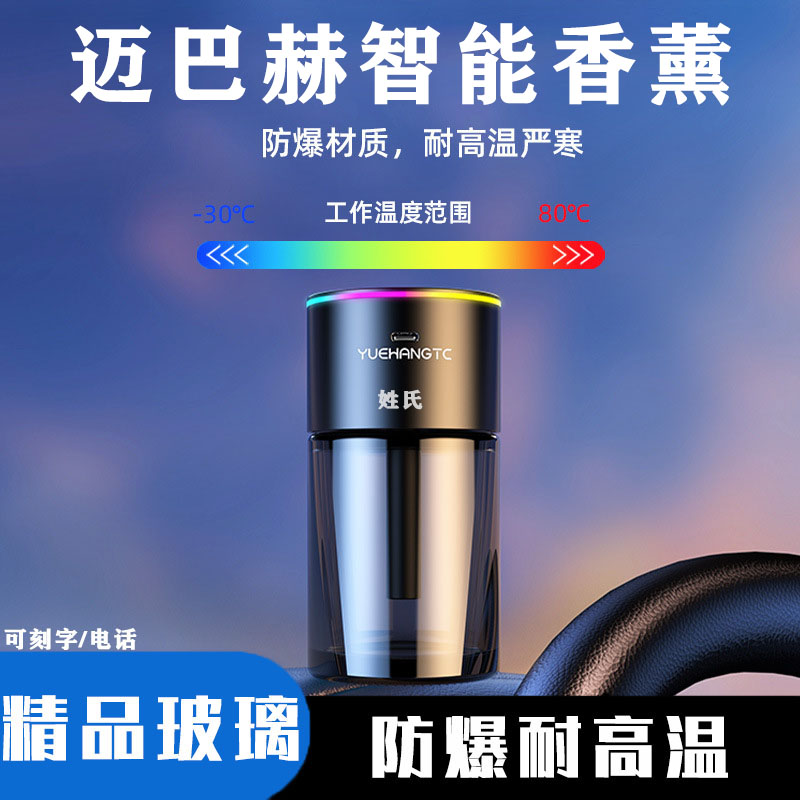 奔驰迈巴赫车载香薰S级GLS480GLS600S480L/S580L自动喷雾高档摆件