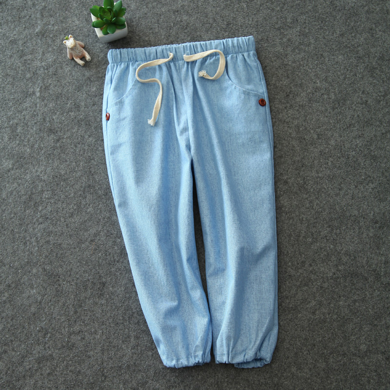 Pantalon garcon LLGO en lin - Ref 2055292 Image 1