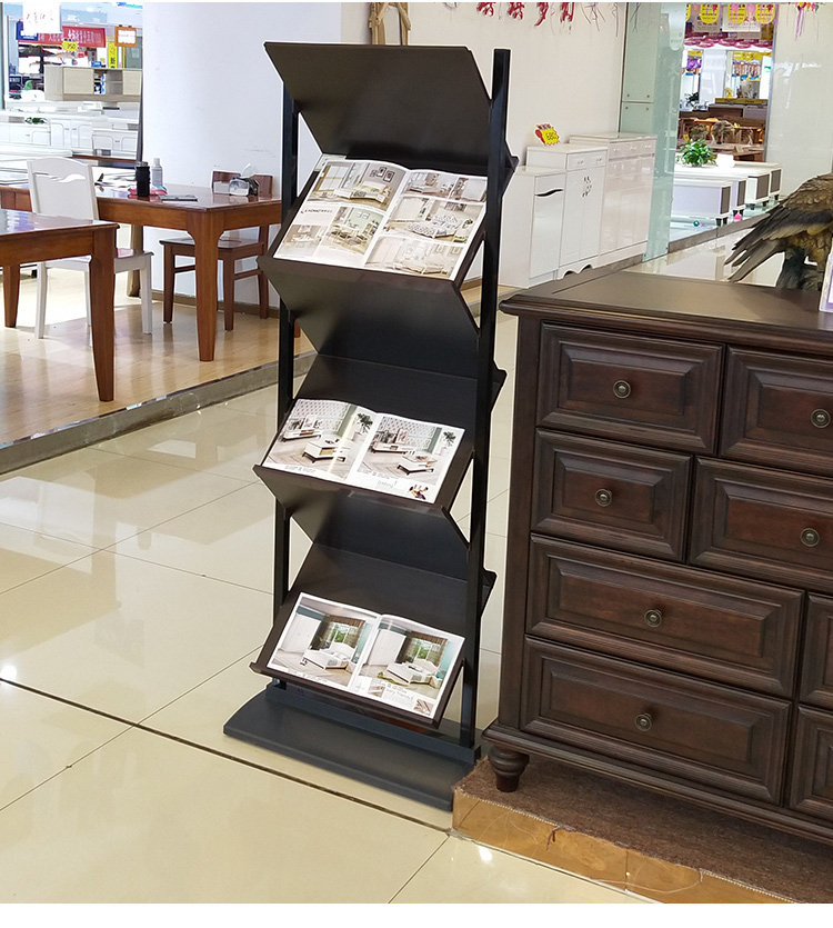 售楼部资料架落地展示架户型图报刊架宣传杂志架书报架多层书刊架