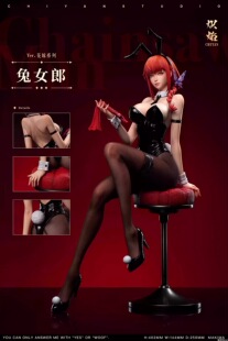 制作中JC模玩 炽焰 Ver花嫁玛奇玛 链锯人 限量 GK 雕像 电锯人