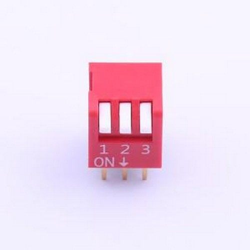 DPL-03RP 拨码开关 间距2.54mm 琴键 3位拨码开关 插件