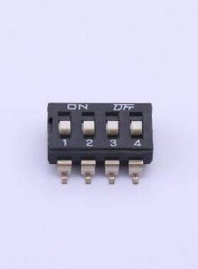KH-10027B-SMT2.54-4P 拨码开关 KH-10027B-SMT2.54-4P SMD-8P,6.