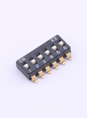DSIC06LSGET 拨码开关 6位 2.54mm脚距IC型 KE拨码开关 拨动开关