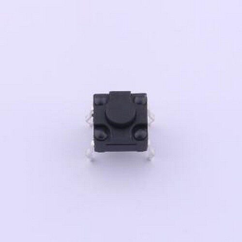 YTS1K0012ABT00 轻触开关 6x6x4.3H-JZ 250gf 防水插脚轻触开关