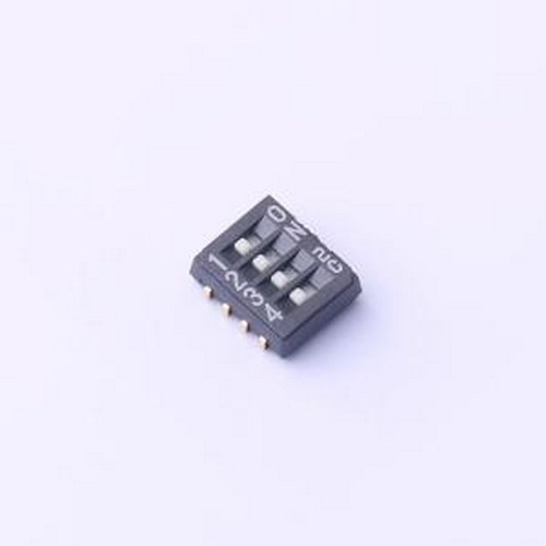 CHS-04TA1 拨码开关 拨码开关 (间距1.27mm) SMD-8P,5.4x6.6mm
