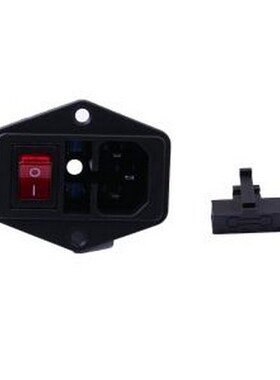 RT-C14B-H1+SS21-1RB-L 船型开关 三合一开关插座,品字插,带红灯