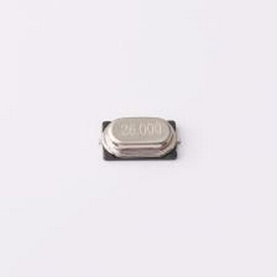 M49SMD26M9PF20PPM 无源晶振 26MHz 9pF HC-49S-SMD-2P-Mini
