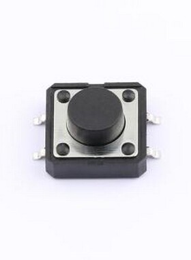 HX TS126TP 250gf 009 轻触开关 12x12x6mm 立贴 轻触开关 插件,1