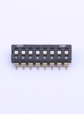 KH-10027B-SMT2.54-8P 拨码开关 KH-10027B-SMT2.54-8P SMD-16P,6