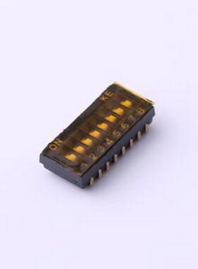 DSHP06TJGER 拨码开关 1.27mm 6位贴片拨码开关(J脚) SMD