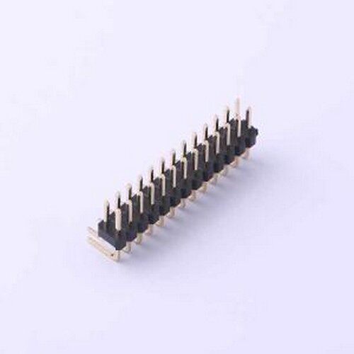 X6521WR-2x13H-C60D30 排针 2x13P 间距:2.54mm 方针 弯插,P=2.54