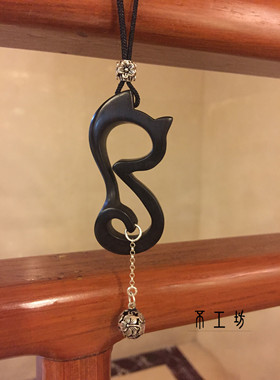 小叶紫檀项链手工原创吊坠包邮