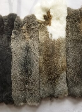 清仓处理兔皮整张家兔獭兔毛皮原料护膝沙发飘窗坐垫内胆DIY饰品