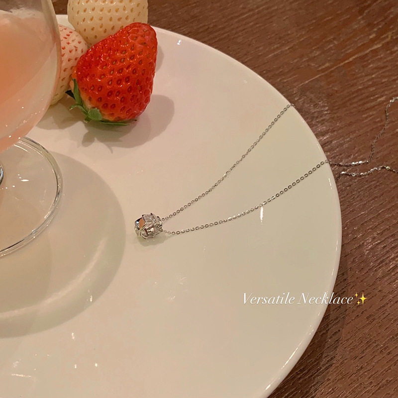 小蛮腰车轮项链女简约小众气质