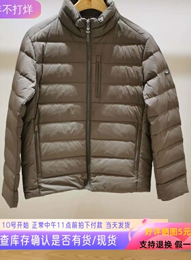 哈吉斯hazzys男士绗缝羽绒服2025冬季新款鹅绒服外套ASFZU0CDU42