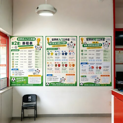2026 美加墨世界杯体彩店物料 新手投注入门指南冠军预测墙贴海报