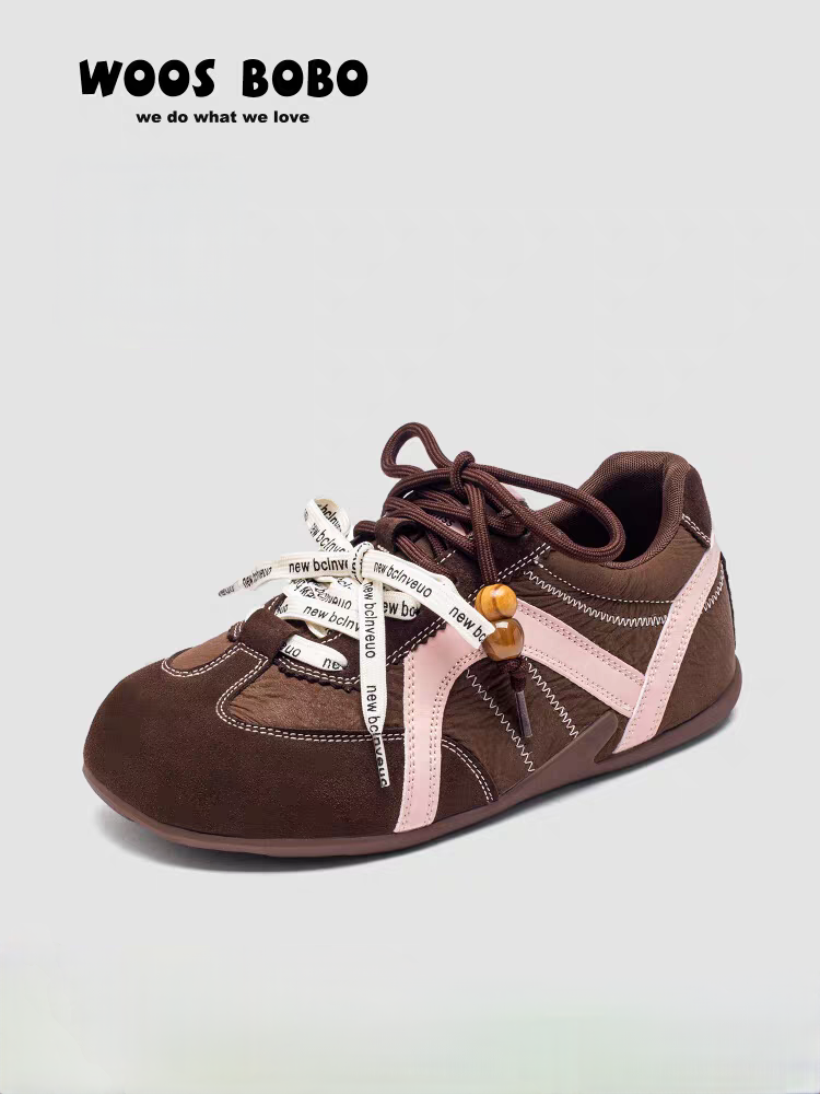 复古原创潮流女2025新款透气薄款内增高真皮厚底百搭休闲德训鞋,女鞋,时尚休闲鞋,淘宝优惠券,粉丝福利购,淘宝优惠卷