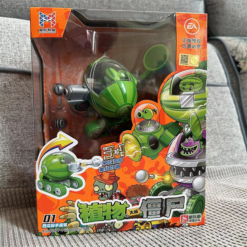 XINLEXIN 식물 대 좀비 방출 변형 어린이 장난감 대화 형 변형 메카 로봇 선물